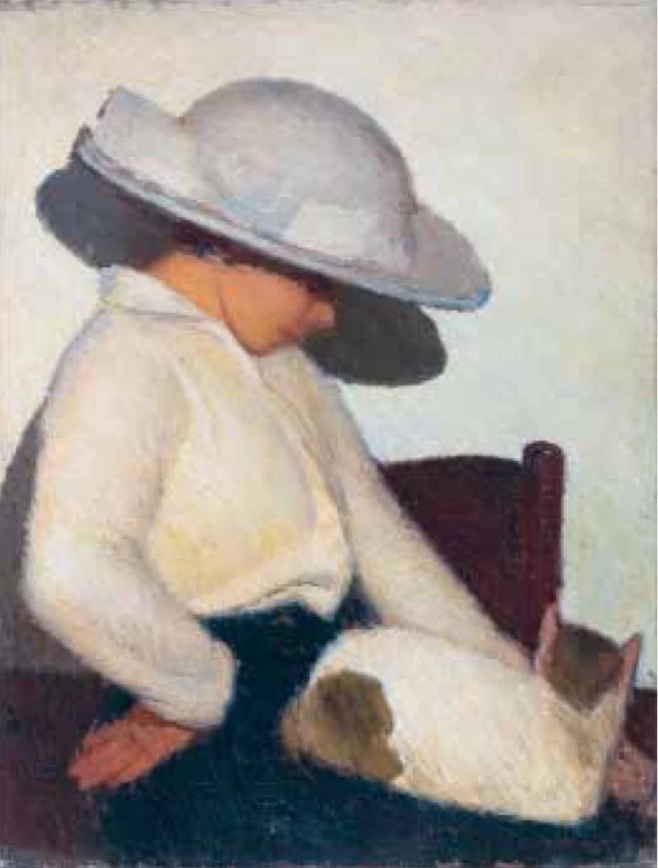 Ragazza col cappello di paglia